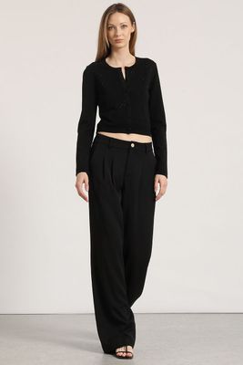 Imagen 2 del producto Cardigan tejido strass liola mujer negro