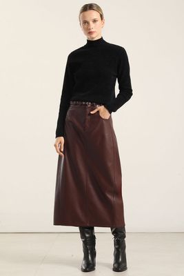 Imagen 2 del producto Jersey Punto Tejido Fantasia, Negro Liola