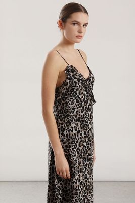 Imagen 2 del producto Vestido maxi gasa mujer Liola negro