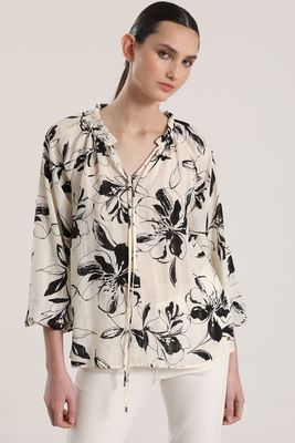 Blusa estampado floral liola mujer crudo