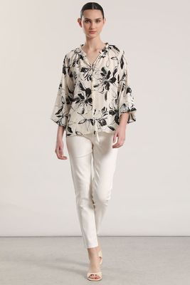 Imagen 2 del producto Blusa estampado floral liola mujer crudo