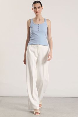 Imagen 2 del producto Top con botones Liola mujer celeste