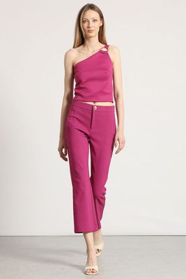 Pantalón pitillo liola mujer violeta