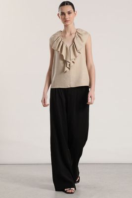 Imagen 2 del producto Blusa lino liola mujer beige