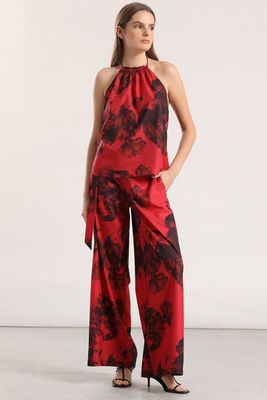 Imagen 2 del producto Top halter mujer Liola rojo