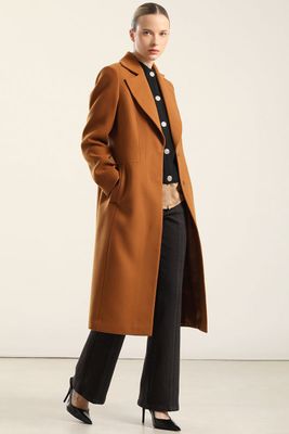 Imagen 2 del producto Abrigo Largo Basico, Muflon Camel Liola