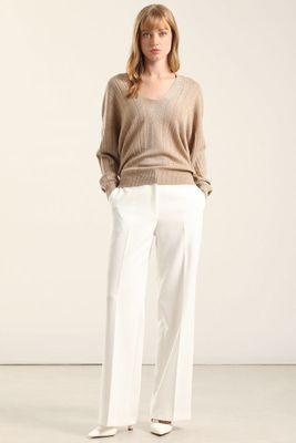 Imagen 2 del producto Jersey punto hilo metalizado, camel Liola