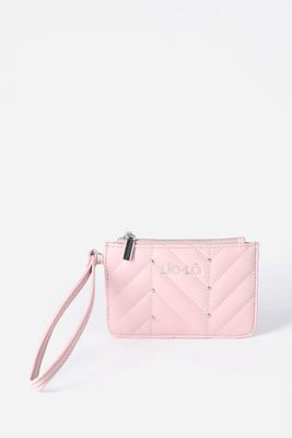 Monedero acolchado tachas liola rosa