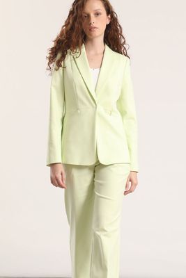 Imagen 2 del producto Blazer entallado Liola mujer pistacho