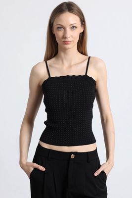 Imagen 2 del producto Top con tirantes mujer Liola negro