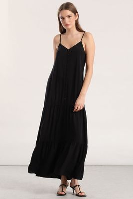 Imagen 2 del producto Vestido maxi mujer Liola negro