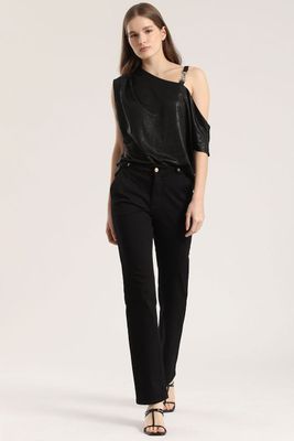 Imagen 2 del producto Jeans slim trabas liola mujer negro