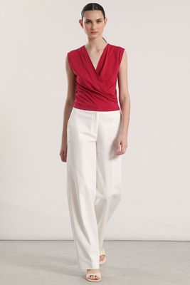 Imagen 2 del producto Top cruzado Liola mujer fresa