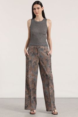 Imagen 2 del producto Polera punto hilo metalizado Liola mujer gris