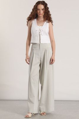 Imagen 2 del producto Chaleco lino liola mujer crudo