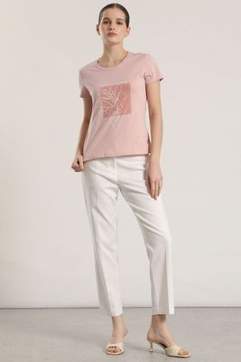 Imagen 2 del producto Polera estampado flor liola mujer rosa