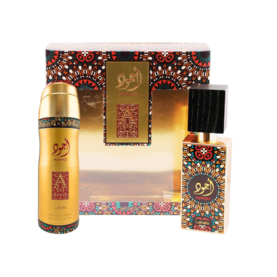 Imagen 1 del producto Lattafa Ajwad 60 Ml Edp Set + Deo Spray 200ml Unisex