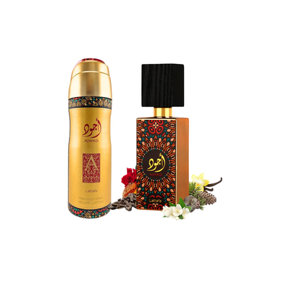 Imagen 2 del producto Lattafa Ajwad 60 Ml Edp Set + Deo Spray 200ml Unisex