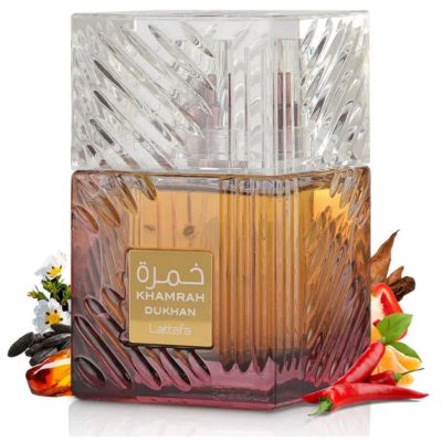 Imagen 2 del producto Perfume para Hombre Lattafa Khamrah Dukhan EDP 100 ML - Intenso y Misterioso con Toques Amaderados y Dulces