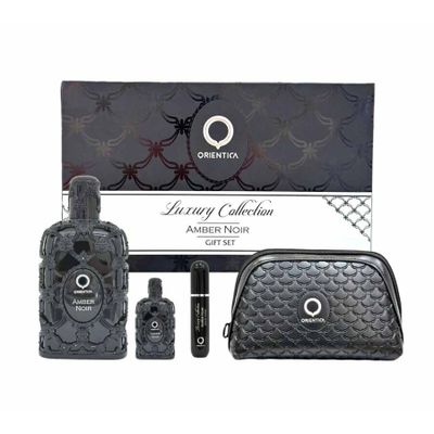 Orientica Amber Noir Edp 80ml + 7,5ml+ Atomiz. Rec + Git Bag