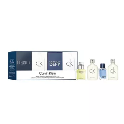 Imagen 1 del producto Perfume CK One+Ck One+Eternity+Defy Edt 10ML Set De 4 Pcs