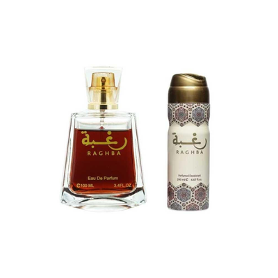 Imagen 2 del producto Perfume Raghba For Her Edp 100 Ml + Deo Spray 50 Ml Set 2 Pcs