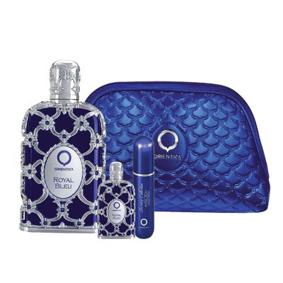 Imagen 2 del producto Orientica Royal Bleu EDP 80ml+7.5mL + Atomiz. Rec. + Git Bag