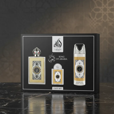 Imagen 2 del producto Lattafa King Of Arabia Edp 100 Ml + 20 Ml + Deo 200Ml Set 3 Pcs Unisex