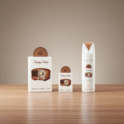 Imagen 2 del producto Lattafa Vintage Radio Edp 100 Ml+20 Ml+Deo 200 Ml Set 3 Pcs Unisex 