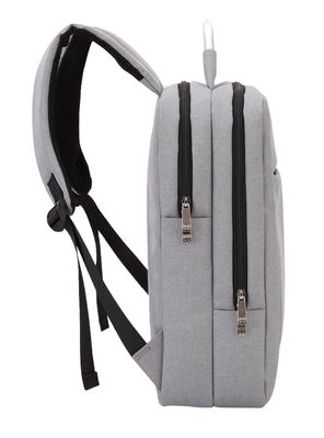 Imagen 2 del producto Mochila Multicompartimientos Para Ordenador Gris Unisex