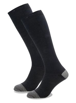 Calcetines Deportivos Largos Negros Unisex