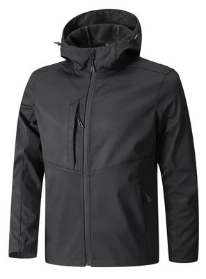 Imagen 2 del producto Chaqueta Softshell con Gorro Chilote Hombre