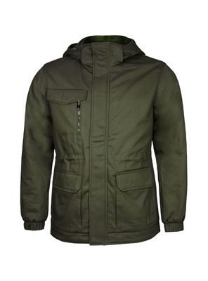 Parka Forro Peluche Gorro Desmontable Velox Unisex