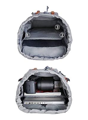 Imagen 2 del producto Mochila Outdoor Con Compartimiento Laptop Con USB Gris Unisex