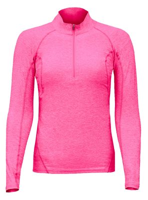 Polera Dry Fit Manga Larga Con Cierre Pale Mujer