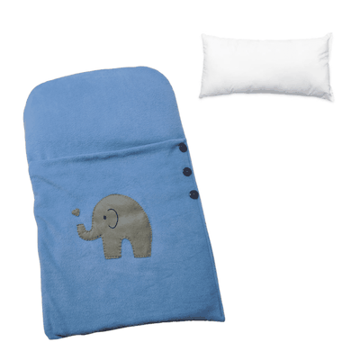 Pack Saco de dormir  más almohada hipoalergénica microporosa
