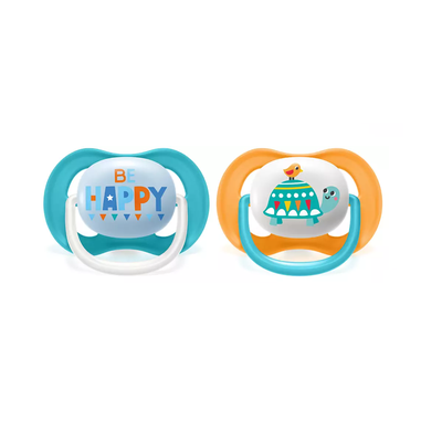 Imagen 2 del producto Chupete Ultra Air Collection, Happy/tortuga 6-18m, x2 unidades