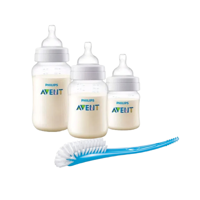 Imagen 1 del producto Tripack mamaderas más cepillo de higiene mamadera AVENT