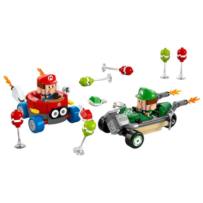 Imagen 2 del producto Lego Super Mario Kart: Bebe Mario vs. Bebe Luigi + Poster de Regalo