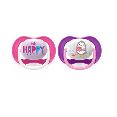Imagen 2 del producto Chupete Ultra Air Collection, Happy/Pinguino 6-18m, x2 unidades