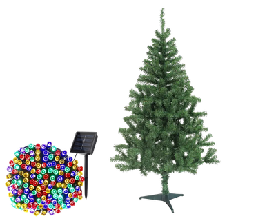Imagen 1 del producto Arbol de Navidad de 150cm más Luces Solar LED de 10mts.