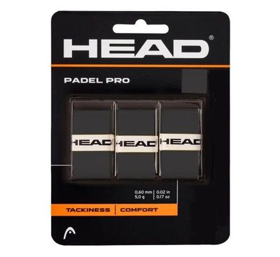 Pack Grips Tenis Head Padel Pro Negro