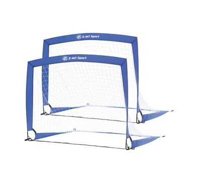 Set Arcos de Fútbol Spoga Pop Up Twin Azul