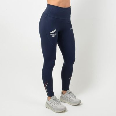 Imagen 2 del producto Calza Larga Running Mujer Sparta Team Chile Azul