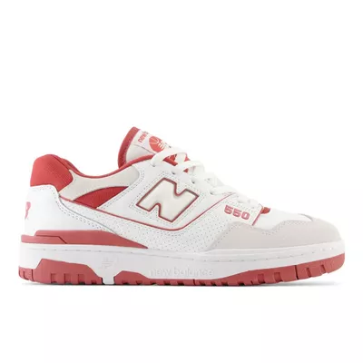 Zapatillas Urbanas Hombre New Balance 550 Blanca/Roja