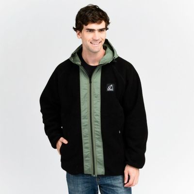 Polerón Polar Outdoor Hombre New Balance Negro