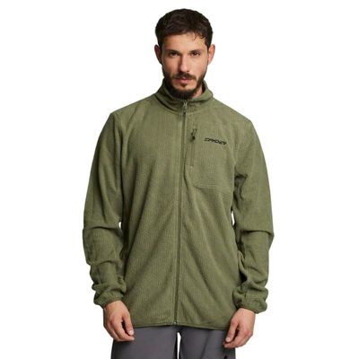 Polerón Polar Outdoor Hombre Spyder Fleece Full Zip Verde