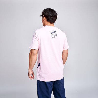 Imagen 2 del producto Polera Entrenamiento Hombre Sparta Team Chile Rosada