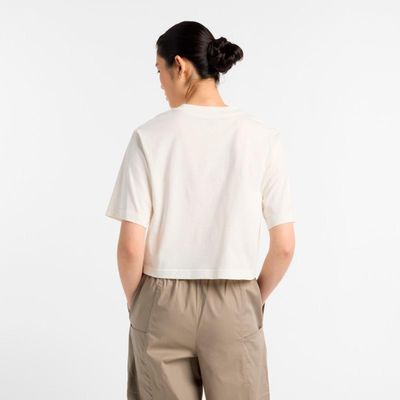 Imagen 2 del producto Polera Lifestyle Mujer New Balance Heritage Relaxed Blanca