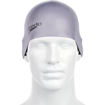 Gorro Natación Speedo Plain Moulded Gris